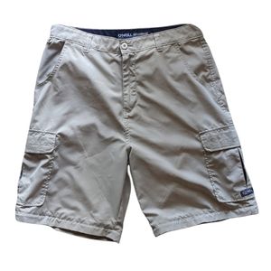 O'Neill Men's Khaki/Tan Flat Front Hiking Outdoors Cargo Shorts - Size 36